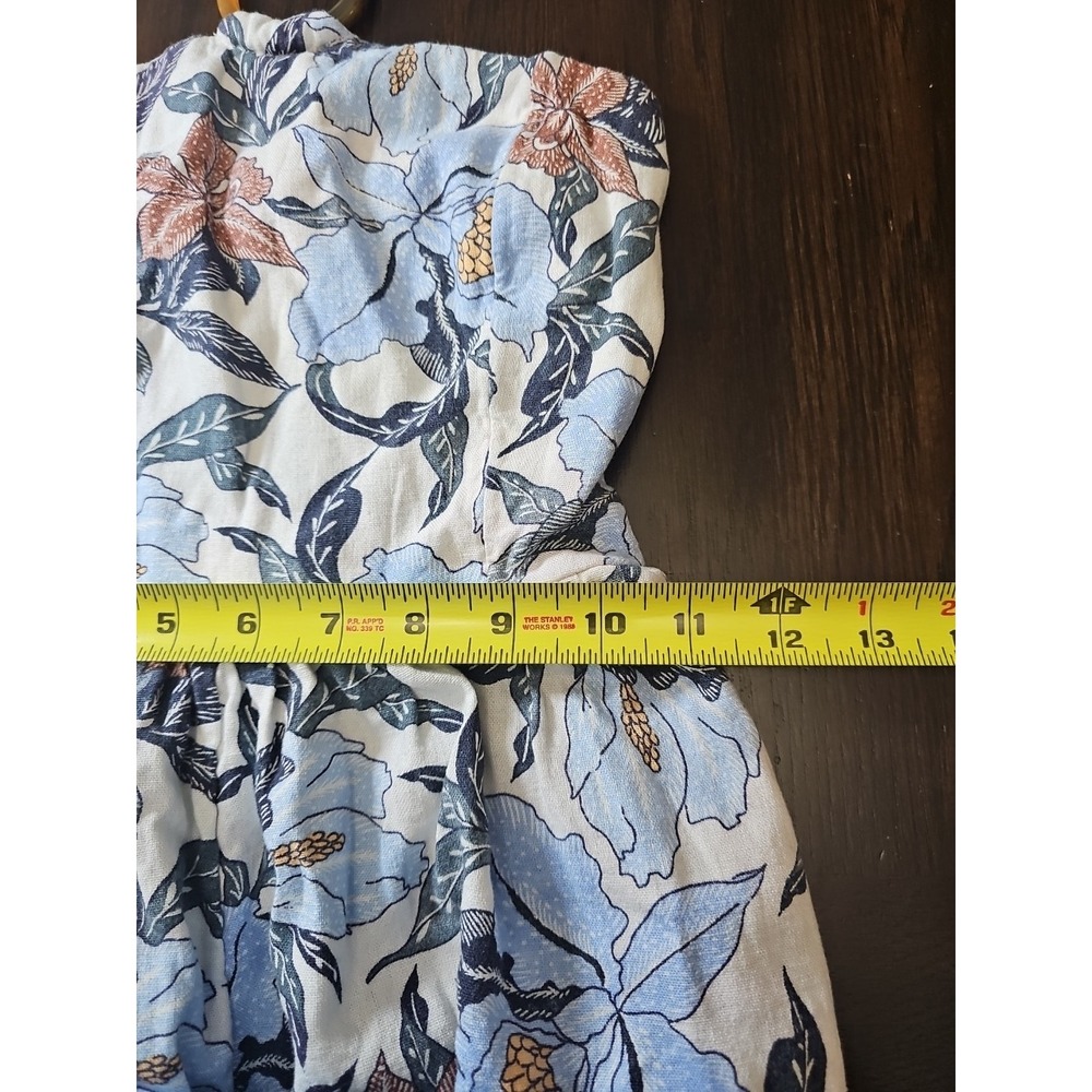 Old Navy Fit & Flare ORing Floral Romper Women's Size XS Floral Multi Sleeveless - Picture 10 of 11